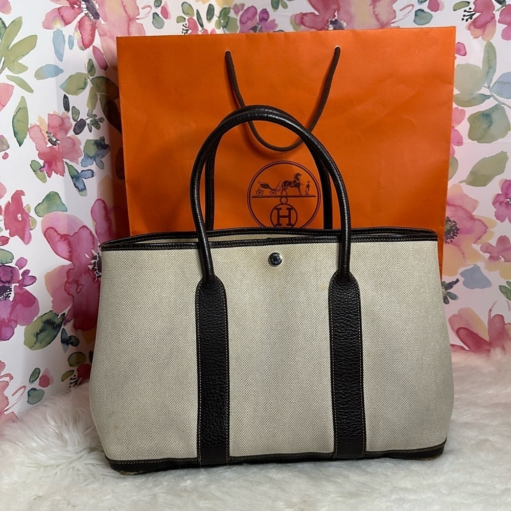 💯Authentic Hermes Garden Party Canvas 🍀